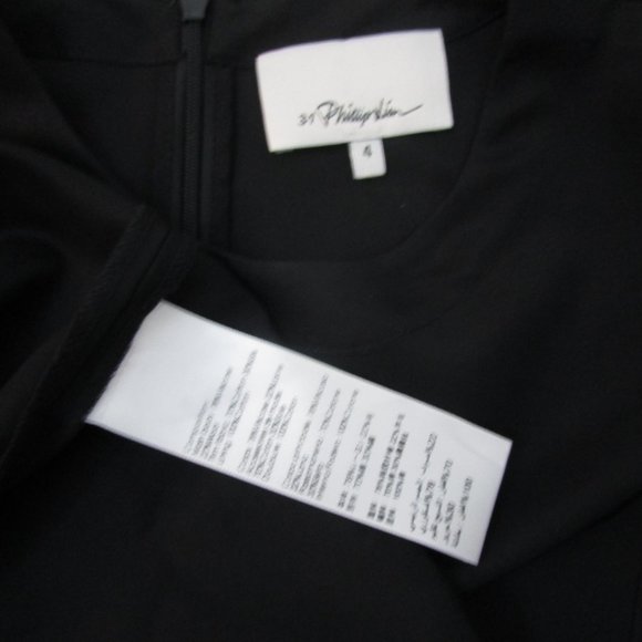 Avant Garde Asymmetric Drape Dress Short Sleeve Pocket - Picture 5 of 10